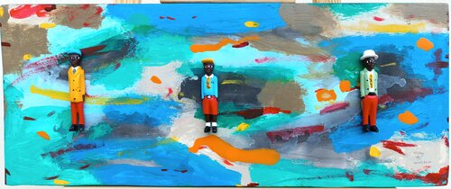 Vision (2) van Mo Lamine Sylla, Schilderij te koop op Singulart