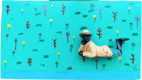 Connexion par Mo Lamine Sylla, Peinture en vente sur Singulart