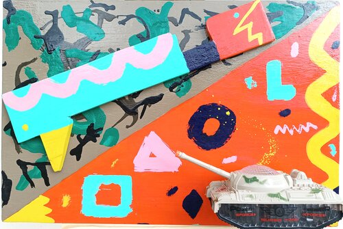 Conciliation par Mo Lamine Sylla, Peinture en vente sur Singulart