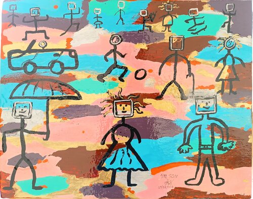Effervescence di Mo Lamine Sylla, Pittura in vendita su Singulart