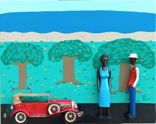 Balade en pleine nature by Mo Lamine Sylla, Painting for Sale on Singulart