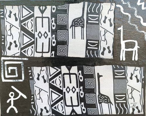 Symbiose by Mo Lamine Sylla, Painting for Sale on Singulart