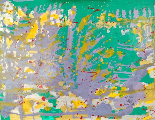 Saison des pluies de Mo Lamine Sylla, Pintura a la venta en Singulart