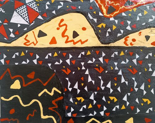 Energie cosmique by Mo Lamine Sylla, Painting for Sale on Singulart