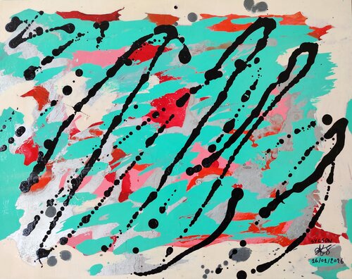 New beginning by Mo Lamine Sylla, Painting for Sale on Singulart