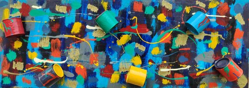 Nuage d'émotions van Mo Lamine Sylla, Schilderij te koop op Singulart