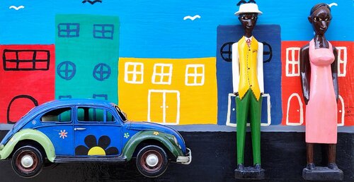 L'amour rend beau par Mo Lamine Sylla, Peinture en vente sur Singulart