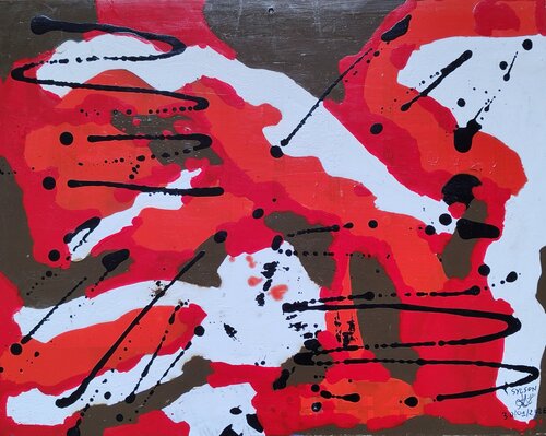 Soucoupe volante (2) par Mo Lamine Sylla, Peinture en vente sur Singulart