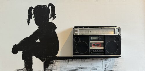 Boombox Girl di Cord Winter, Altri media in vendita su Singulart