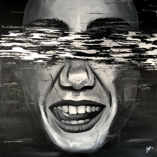 Voices in my head van Vanessa Meyer, Schilderij te koop op Singulart