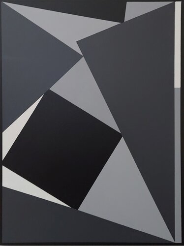 Scrolling the Geometry par Francesc Bergadà Gassol, Peinture en vente sur Singulart