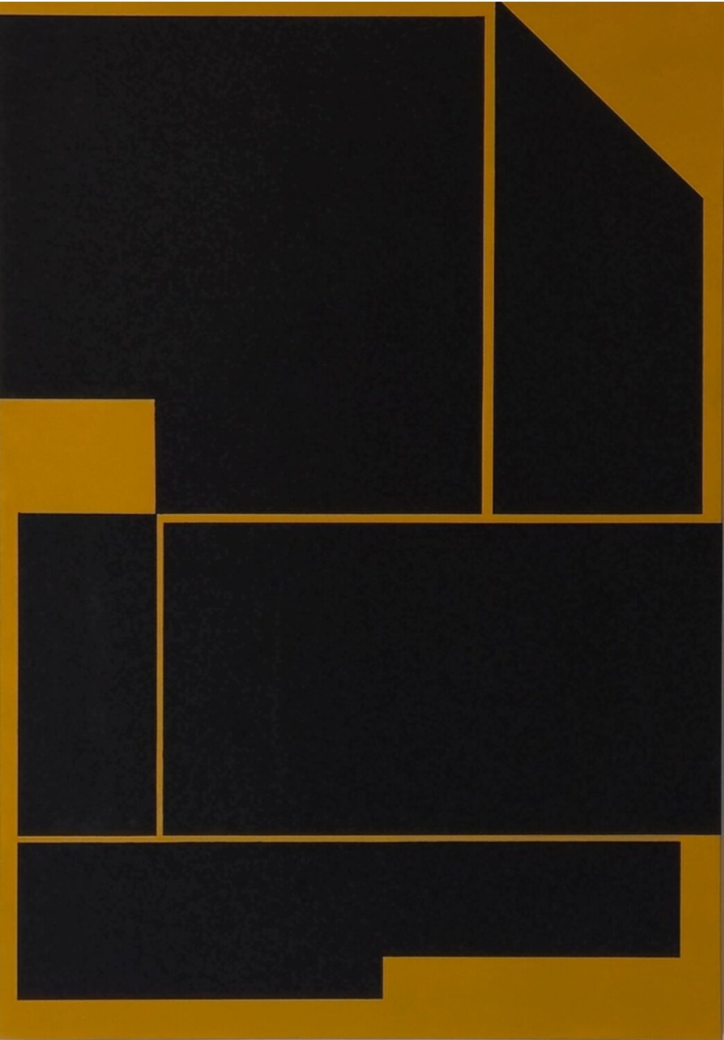 Black Construction on Ochre Francesc Bergadà Gassol