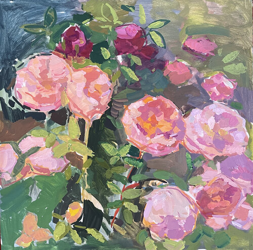 Roses in the sun van Anna Trigub, Schilderij te koop op Singulart