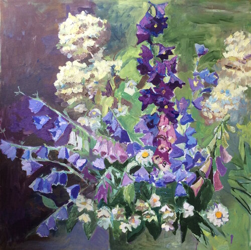 Blue forest bells von Anna Trigub, Malerei kaufen auf Singulart