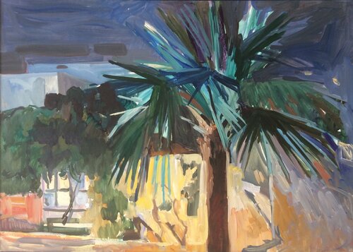 Cyprus. Night van Anna Trigub, Schilderij te koop op Singulart