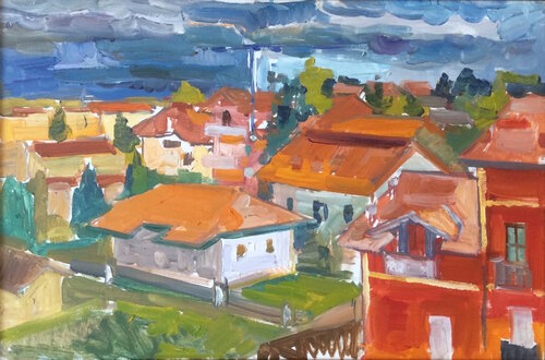 Italy. Legnano by Anna Trigub, Painting for Sale on Singulart