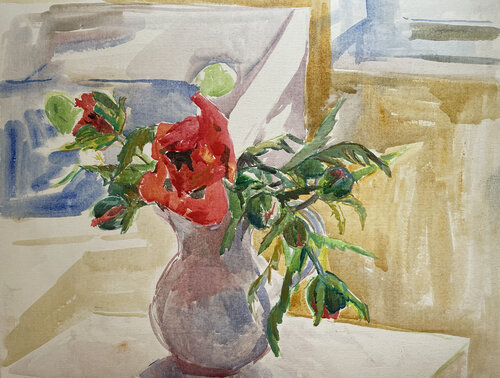 Summer sketch di Anna Trigub, Pittura in vendita su Singulart
