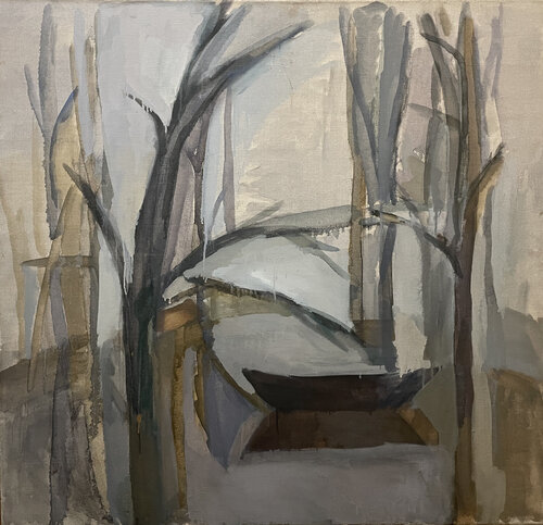 A boat. March von Anna Trigub, Malerei kaufen auf Singulart