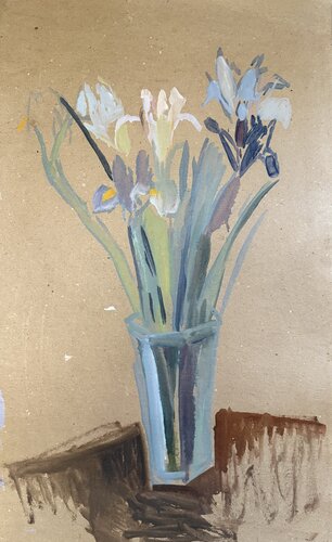 Irises de Anna Trigub, Pintura a la venta en Singulart