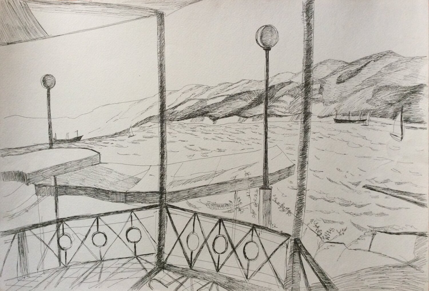 Graphics Gelendzhik. Sea Anna Trigub