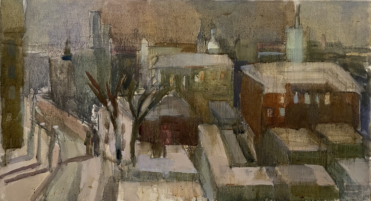Night landscape Anna Trigub