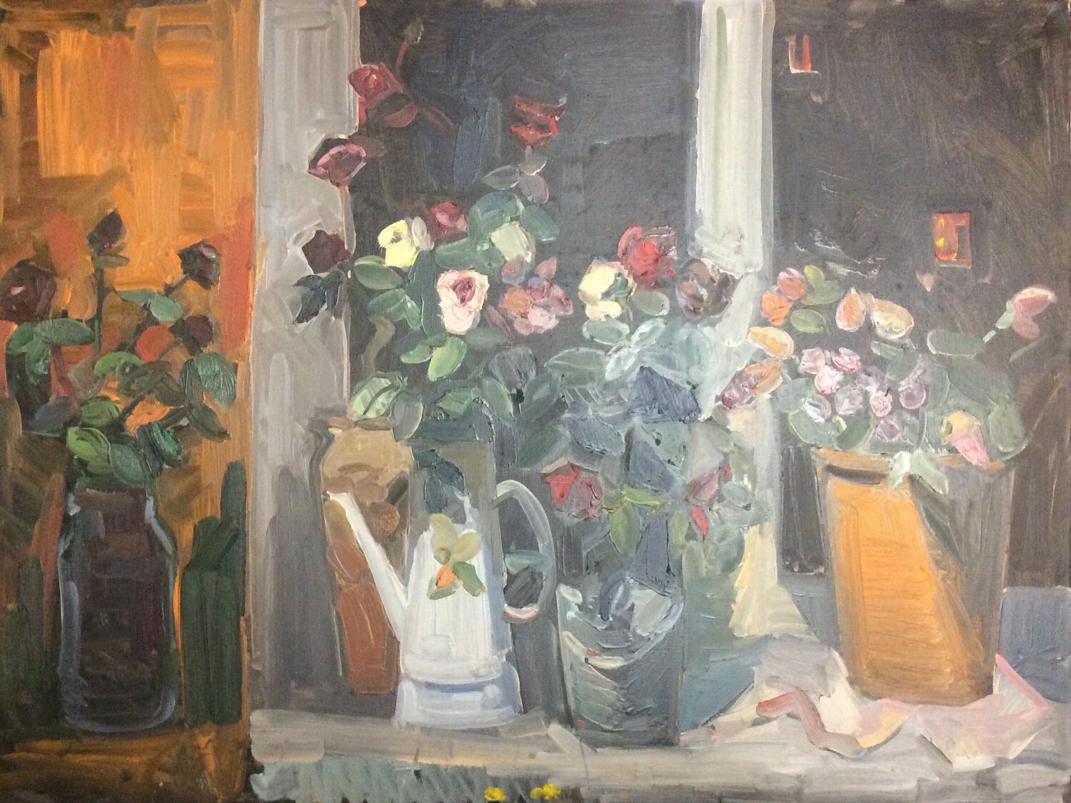 Roses against a black sky Anna Trigub
