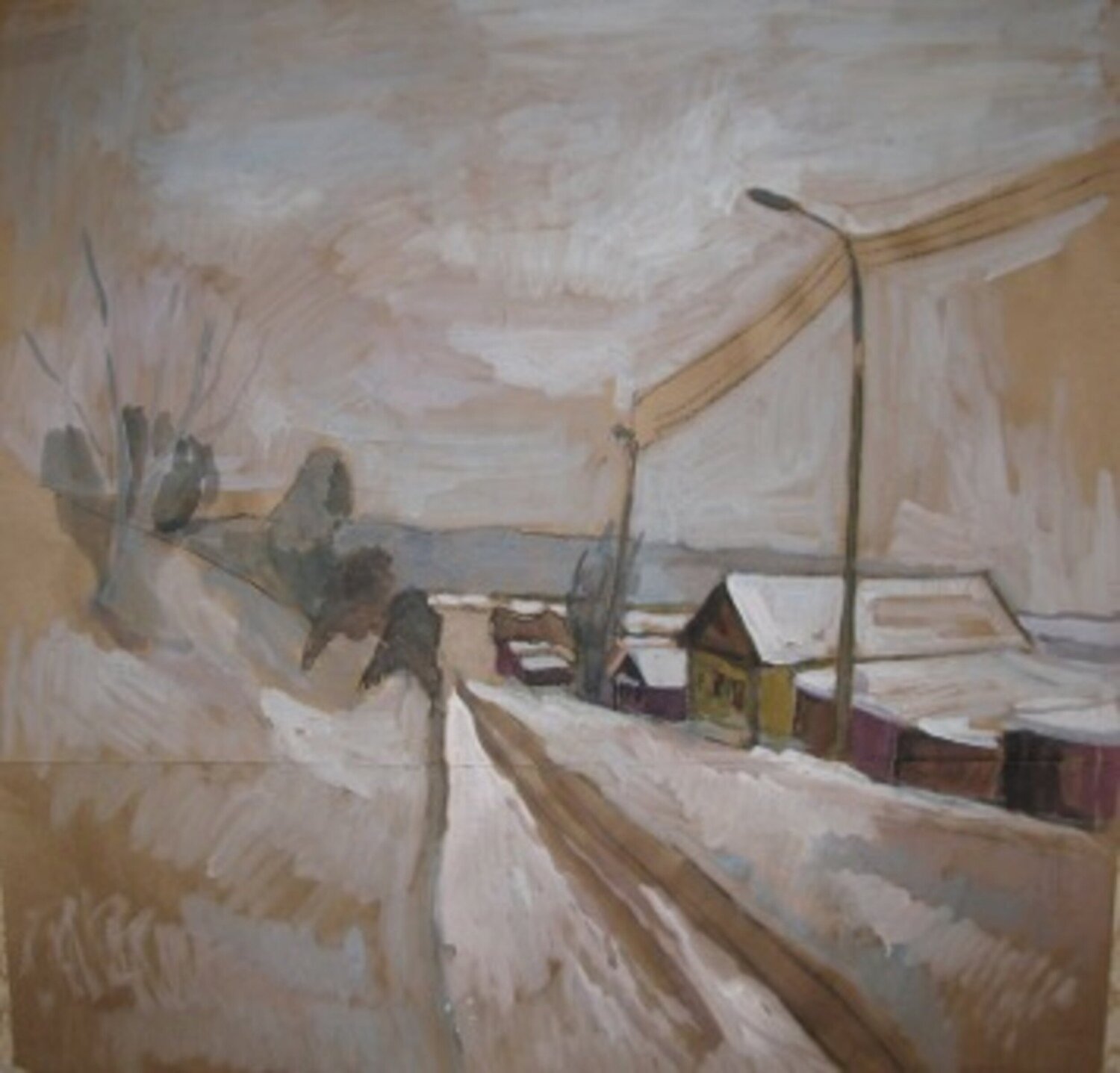 Kaluga . Descent to the river Anna Trigub