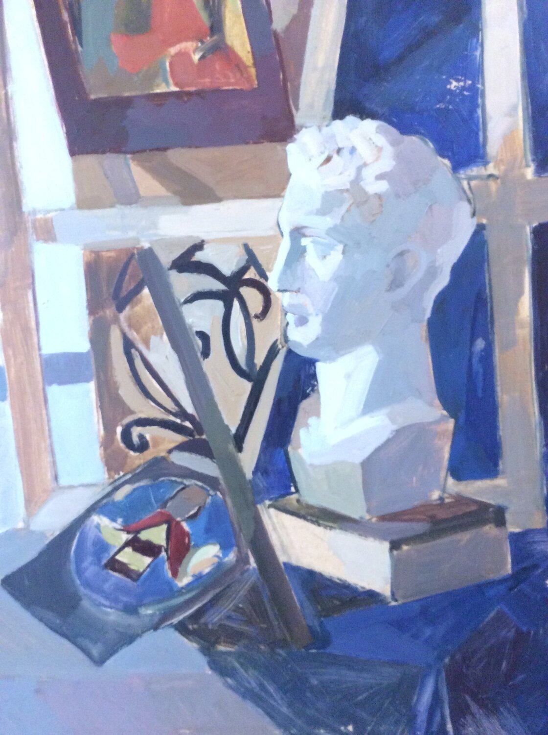 Still life with a plaster head Anna Trigub