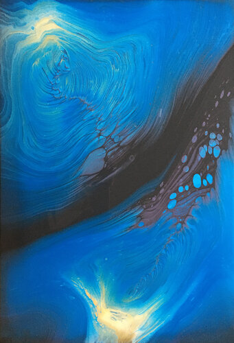 Untitled 200929 par Kirsten Römersperger aka mimmisilver, Peinture en vente sur Singulart
