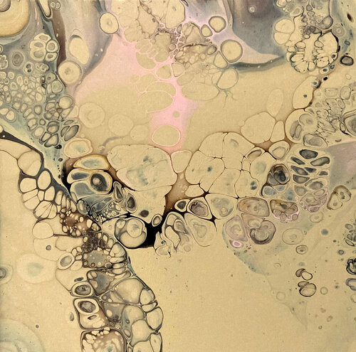 Rosé Untitled de Kirsten Römersperger aka mimmisilver, Pintura a la venta en Singulart