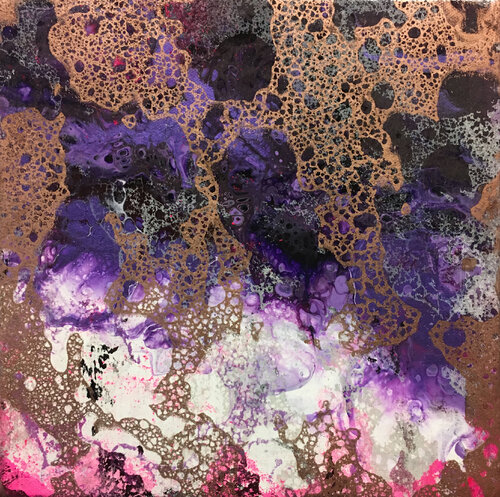 Inspired by Very Peri_2022_211228 by Kirsten Römersperger aka mimmisilver, Painting for Sale on Singulart