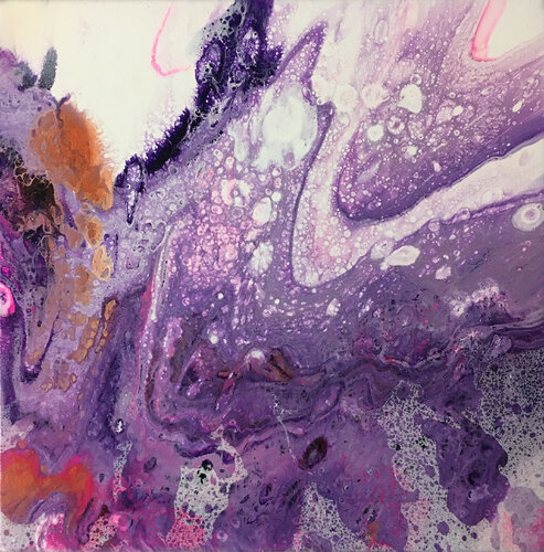 Inspired_by_Very Peri_2022_211230 par Kirsten Römersperger aka mimmisilver, Peinture en vente sur Singulart