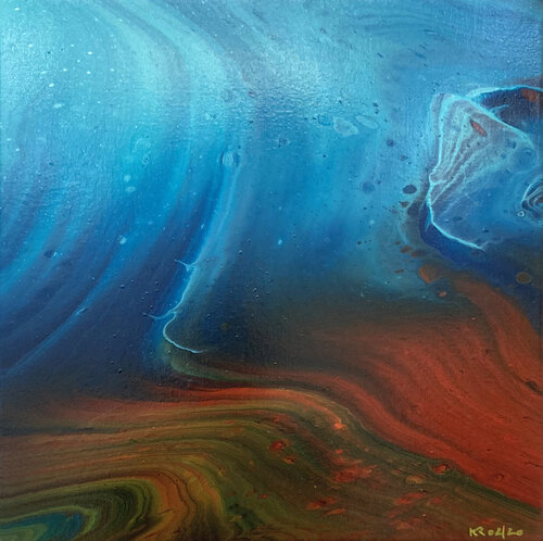 Mahlstrom by Kirsten Römersperger aka mimmisilver, 油畫 for Sale on Singulart