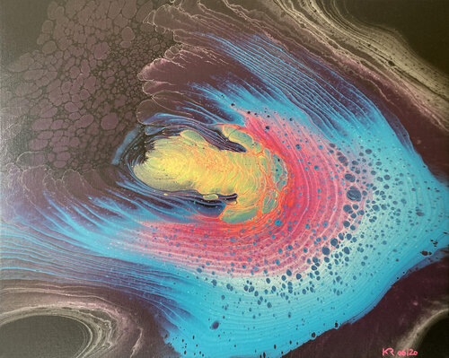 Kaleidoskop I di Kirsten Römersperger aka mimmisilver, Pittura in vendita su Singulart