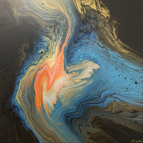 Who are you? von Kirsten Römersperger aka mimmisilver, Malerei kaufen auf Singulart