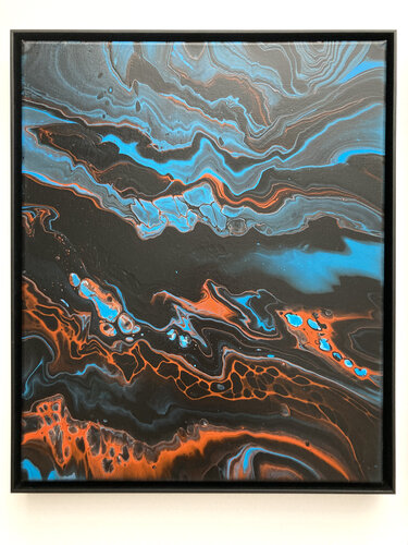 Wintersky I von Kirsten Römersperger aka mimmisilver, Malerei kaufen auf Singulart