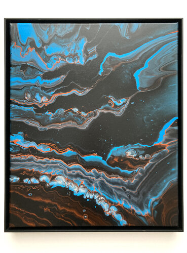 Wintersky II von Kirsten Römersperger aka mimmisilver, Malerei kaufen auf Singulart