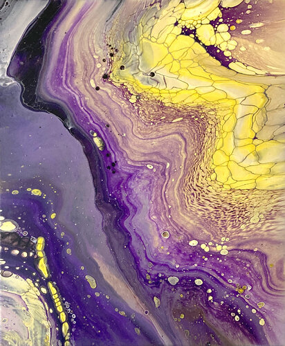 Between Fields I von Kirsten Römersperger aka mimmisilver, Malerei kaufen auf Singulart