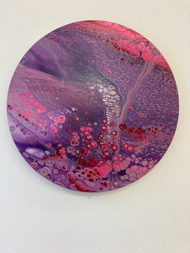 Pink Future I van Kirsten Römersperger aka mimmisilver, Schilderij te koop op Singulart