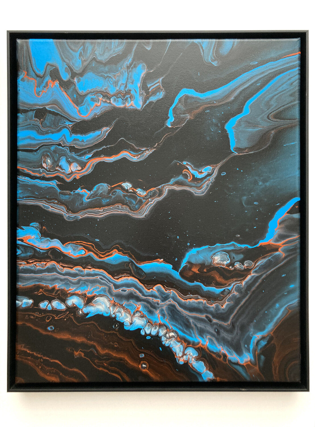 Wintersky II Kirsten Römersperger aka mimmisilver Originalgemälde zu verkaufen