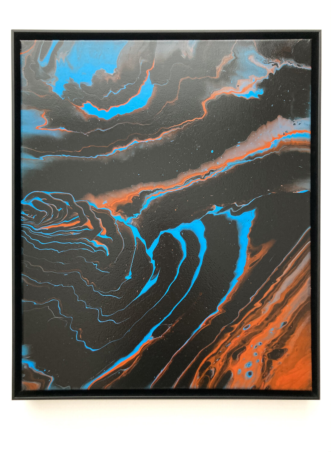 Wintersky III Kirsten Römersperger aka mimmisilver Originalgemälde zu verkaufen