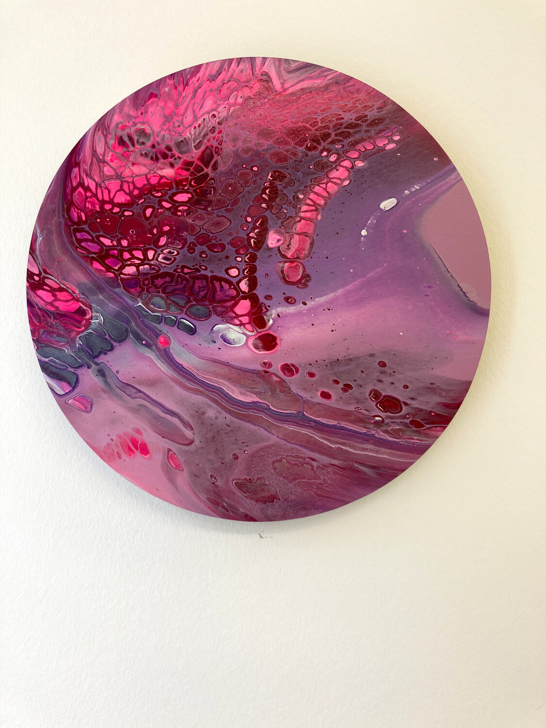 Pink Future II Kirsten Römersperger aka mimmisilver Originalgemälde zu verkaufen