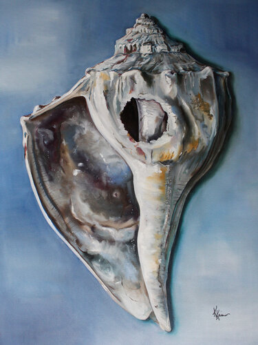 Lightning Whelk di Kristine Kainer, Pittura in vendita su Singulart
