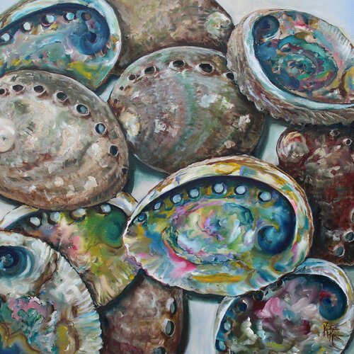 Abalone Shells di Kristine Kainer, Pittura in vendita su Singulart