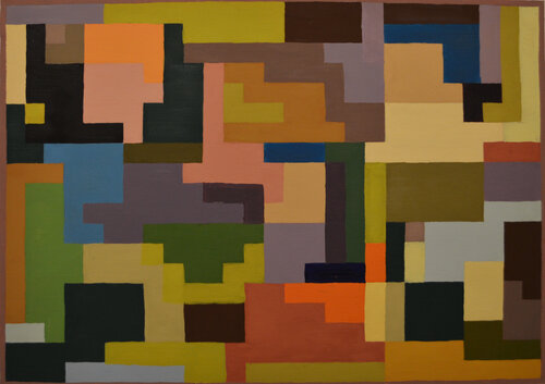 Landscaped Harmony di Danette Newton, Pittura in vendita su Singulart