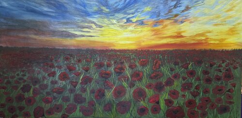 Dawn of Hope von Alina Mikhaylova, Malerei kaufen auf Singulart