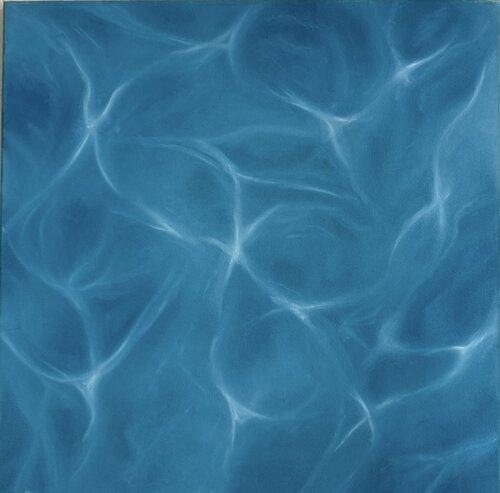 Blue silence von Alina Mikhaylova, Malerei kaufen auf Singulart