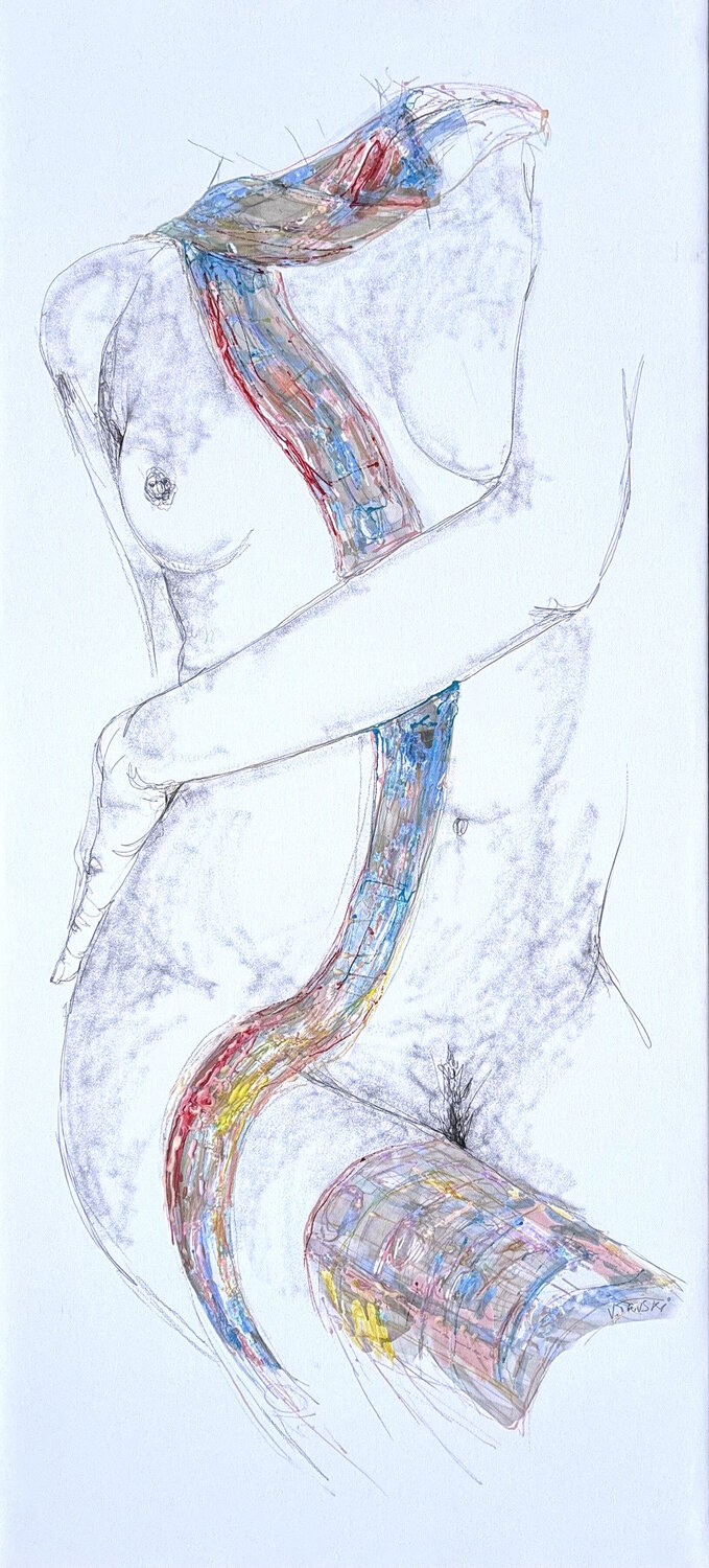 LADY WITH A SCARFE Artrn Trnski