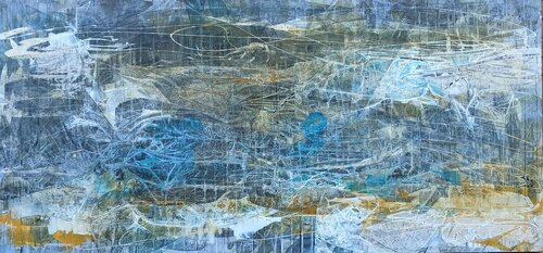 Obra blue in B van Isabel Guzmán Mohr, Schilderij te koop op Singulart