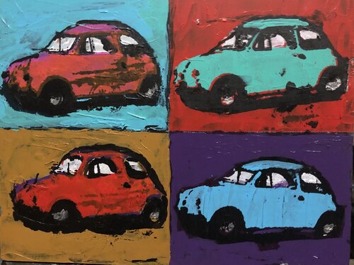 FIAT van Shoichi Omura, Schilderij te koop op Singulart
